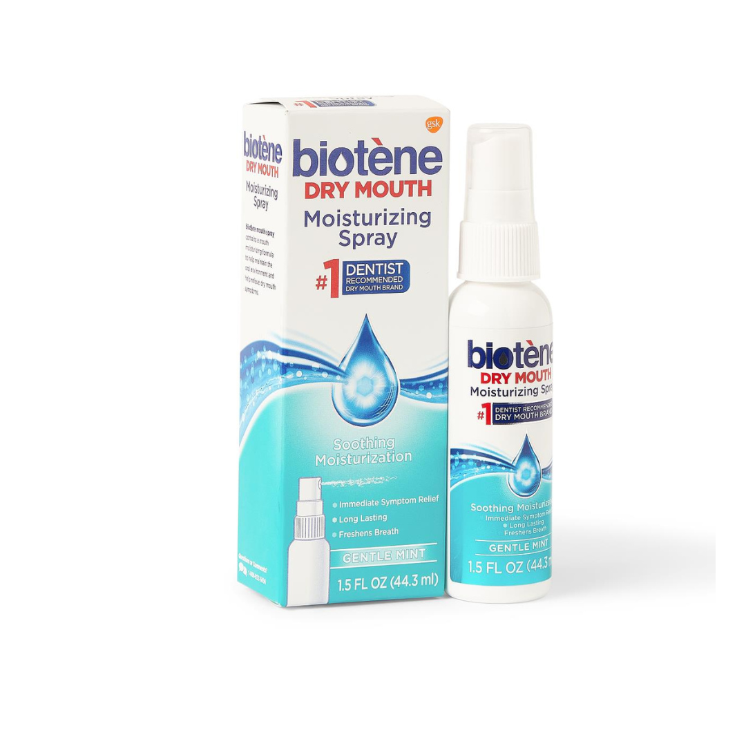 Biotène® Moisturizing Oral Spray - 1.5 oz Gentle Mint Breath Freshener - Senior.com Mouth Moisturizers
